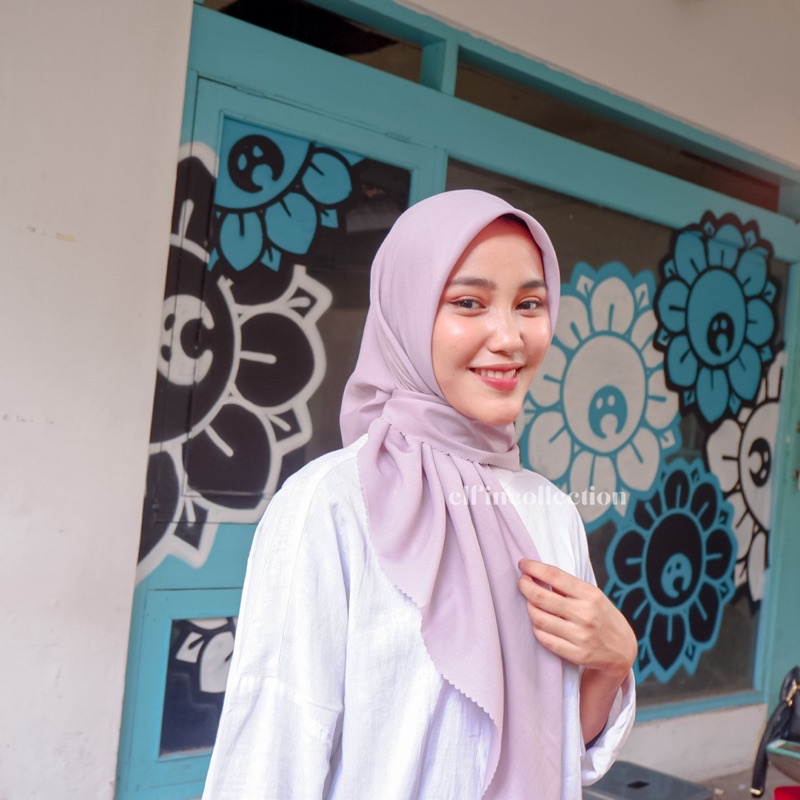SEGIEMPAT VOAL LASERCUT PREMIUM | KERUDUNG SEGI EMPAT VOAL LASERCUT