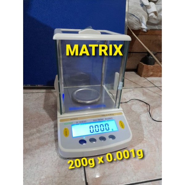 Timbangan analytical Balance Digital 200gr x 0.001gr Matrix