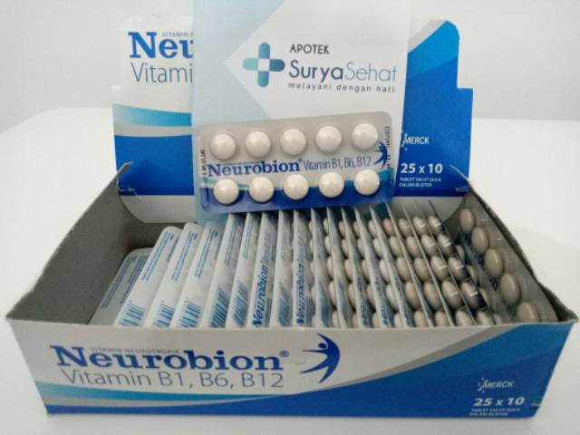 Neurobion Putih isi 10 tablet vitamin