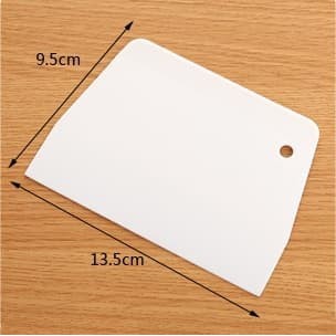 Pisau Plastik Pemotong Adonan Bakpao Roti / Dough Scraper Cutter
