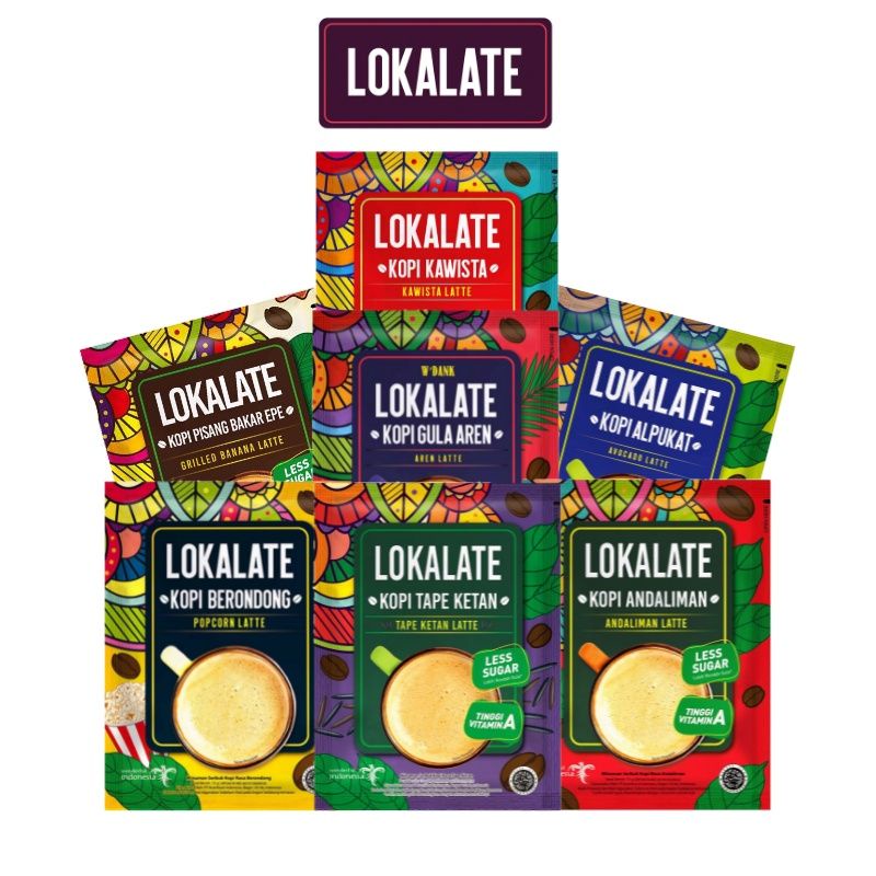 Lokalate Kopi Kekinian Sachet 15 gr