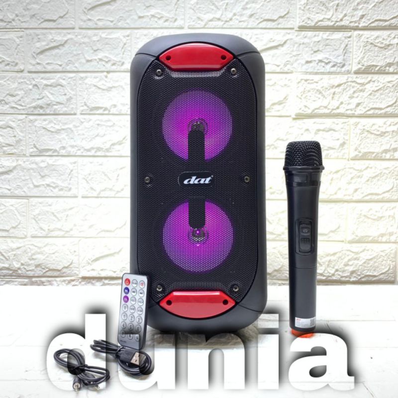 Speaker Portable Amplifier Wireless N AIWA WAS 108 LVE - 8 inch Bluetooth 108 lvd dat dt 820 dt820-dat525