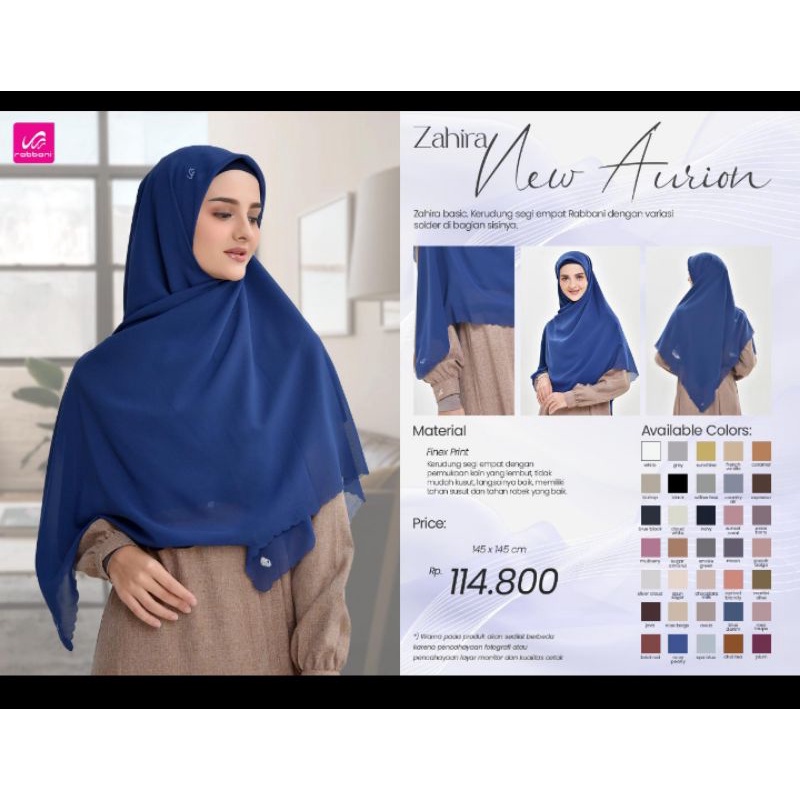 Segiempat ZAHIRA AURION Rabbani Size XL