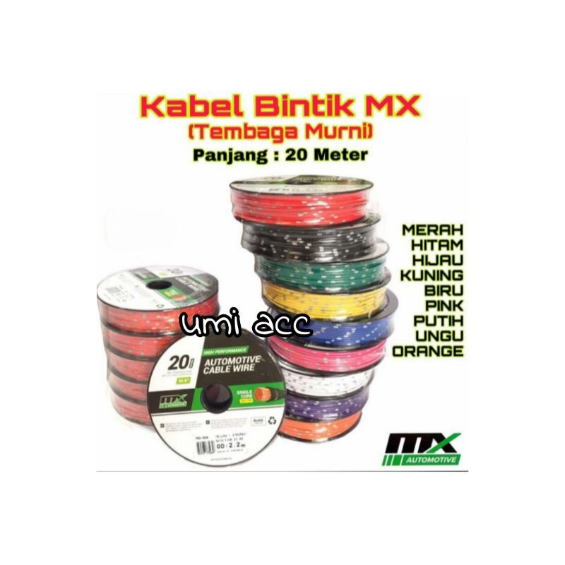 Kabel Rollan ²0m / Kabel Tunggal Mx Serbaguna