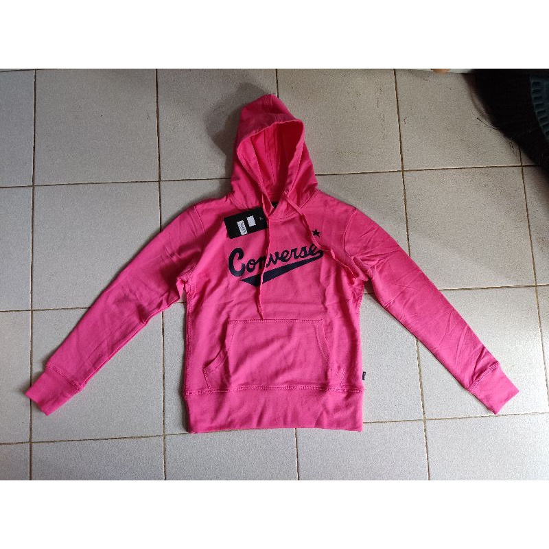 Pullover Hoodie Converse Nova Women's - Pink Bold