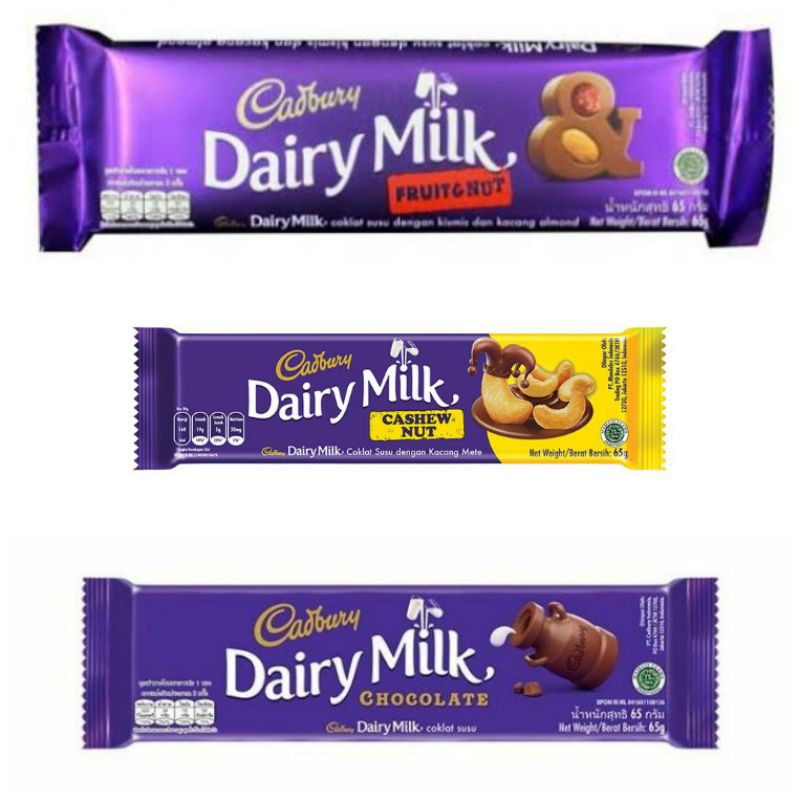 

Cadbury Dairy Milk 62 gr ALL VARIANT - Grosir Coklat Murah Milo Kitkat