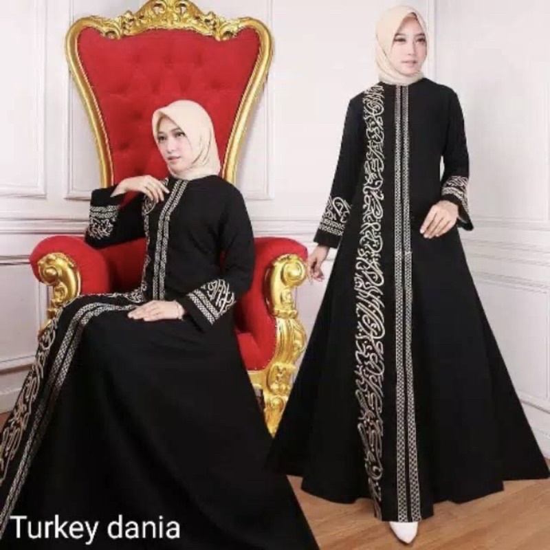 GAMIS SYARI ABAYA BORDIR TURKEY DANIA