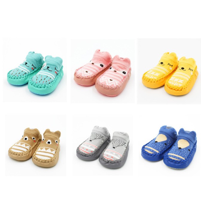 Diskon Shop - F382 Sepatu Anak Bayi / Kaos Kaki Anti Slip Bayi / Sepatu Prewalker Bayi