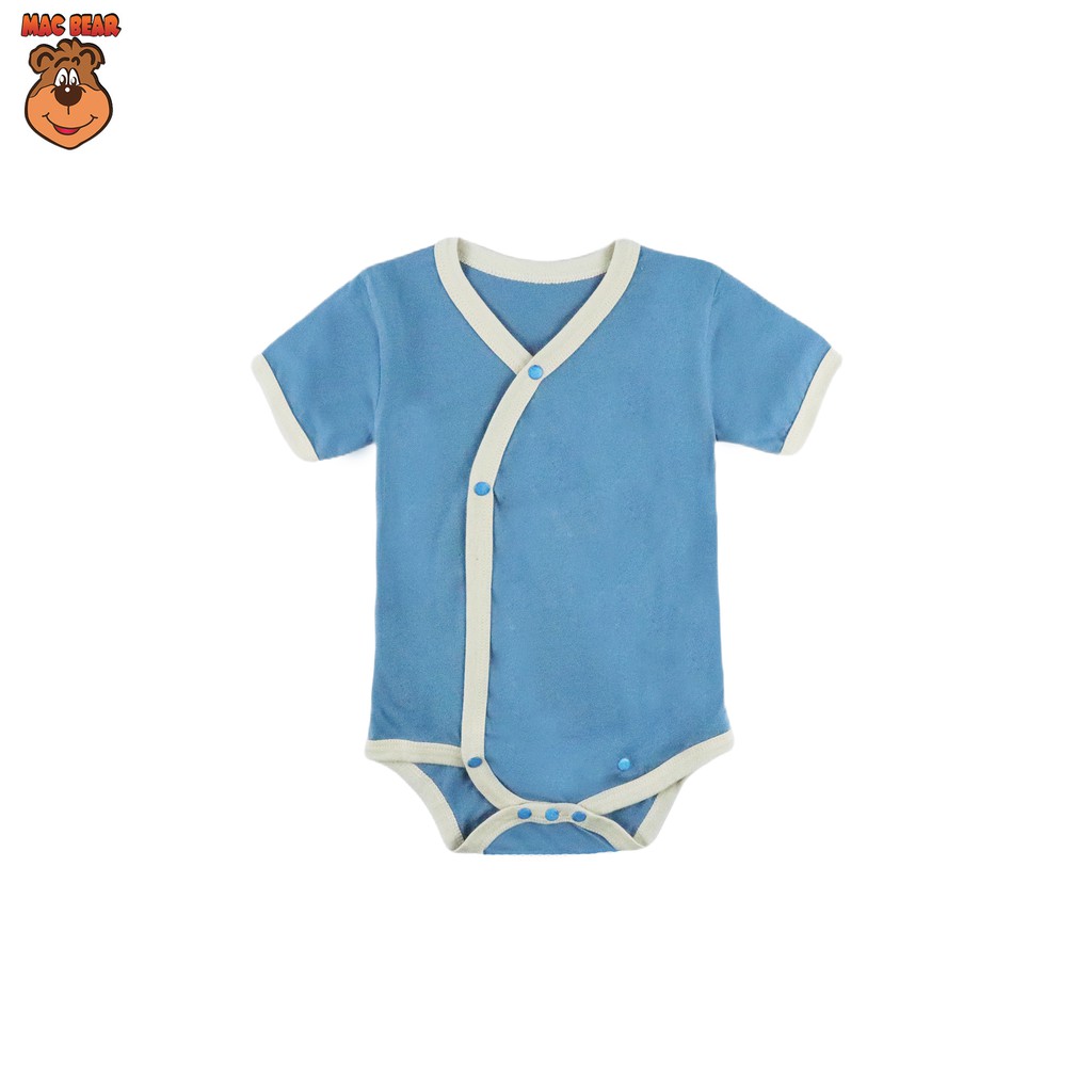 Little B By MacBear Jumper Bayi Unisex Basic Collection Little Floy Newborn - 12 bulan-Dusty Blue