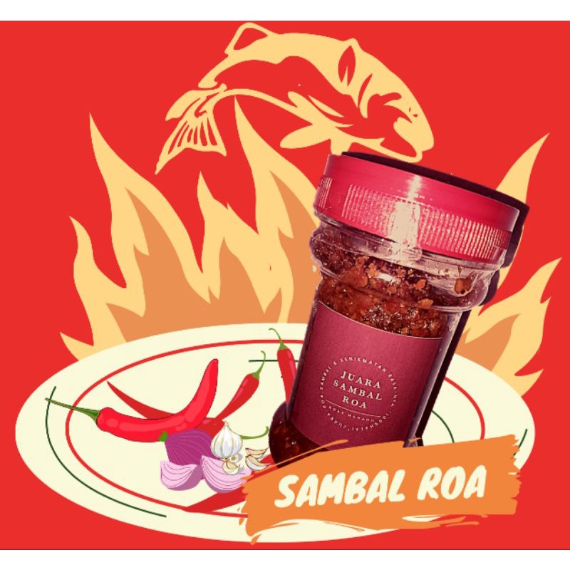 

Juara sambal Roa 150gr - Khas Manado