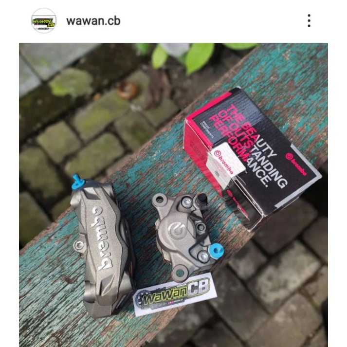 Kaliper Brembo M432 original baru set depan belakang