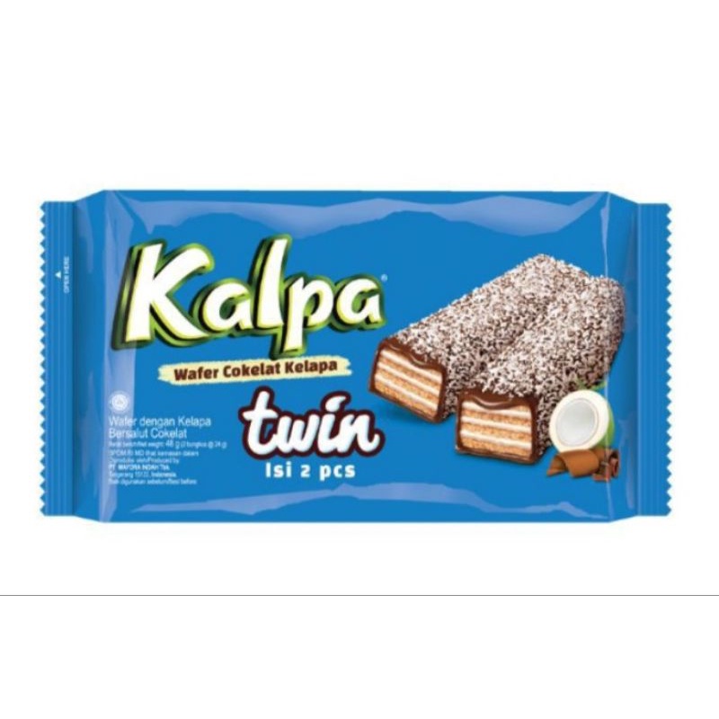 

Kalpa Wafer Coklat Kelapa Twin Pack isi 2 x 22 gr