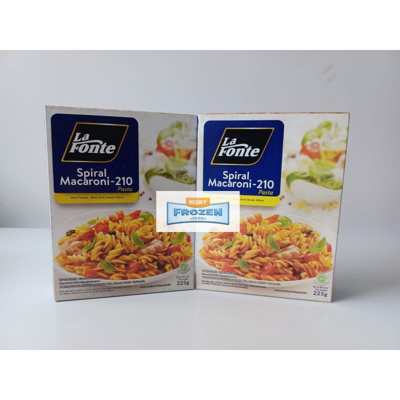 

La Fonte Macaroni Spiral & Elbow Macaroni 225gr