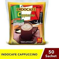 

[KODE PRODUK EEC7090] Indocafe Cappuccino Pack isi 50 Sachet