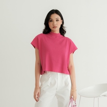 [TAVIA] CLAUDE KNIT TOP / BAJU RAJUT / KAOS WANITA / ATASAN WANITA