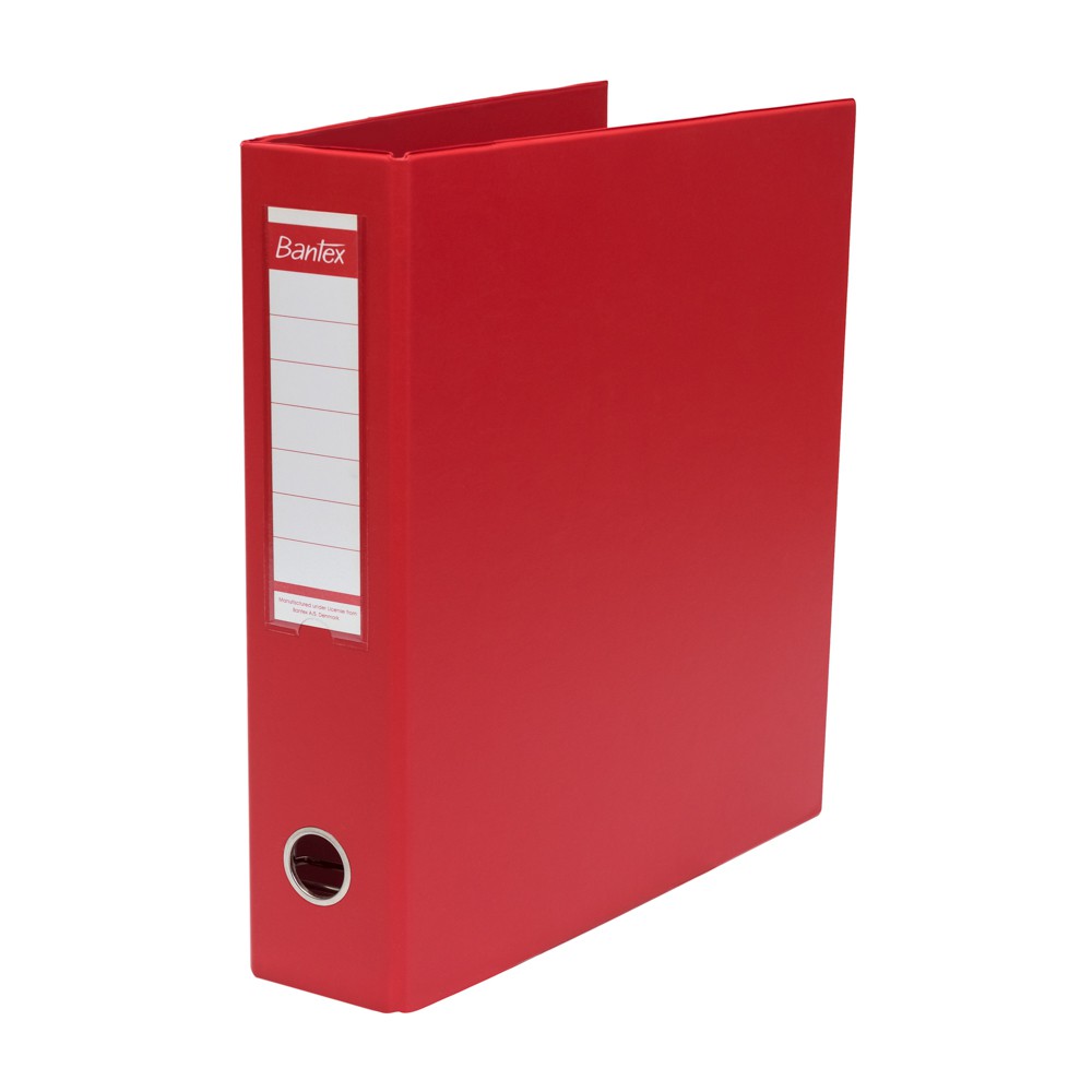 

[Zada] Bantex Computer Data Ring Binder 9 1/2X11" 4B 52mm Red 1595 09
