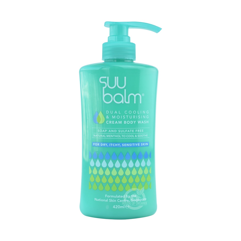 Suu Balm Body Wash Adult Dry Itchy Sensitive Problem Skin 420 Ml