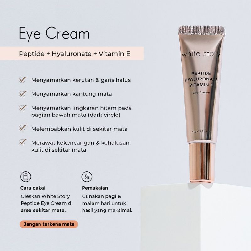 white story peptide eye cream 10g