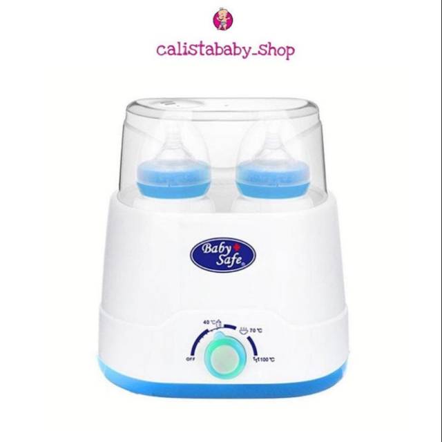 Baby Safe Twin Bottle Warmer/ Sterill Botol Susu Bayi FREE BUBBLE WARP