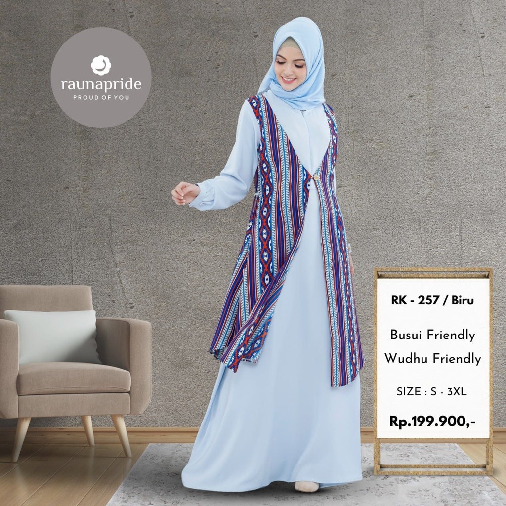 Gamis Rauna Terbaru  / RK - 257/258 / Fashion Muslim