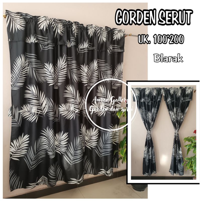 GORDEN JENDELA DAN PINTU SERUT MOTIF BLARAK GORDEN PONY