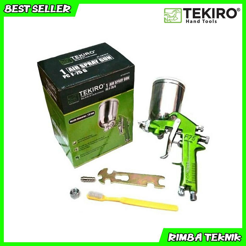 TEKIRO Spray Gun F75 Tabung Atas - Semprotan Cat Tabung Atas F75G Tekiro 400cc