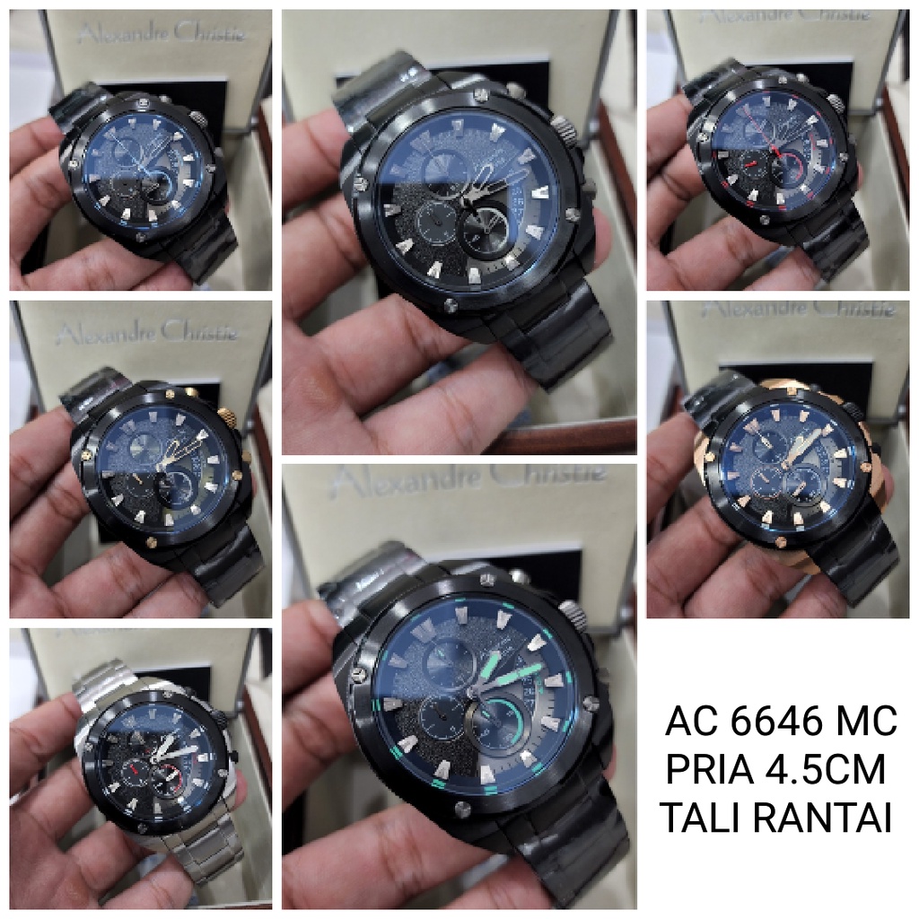 Jam Tangan Pria Alexandre Christie AC6646 AC 6646 Original