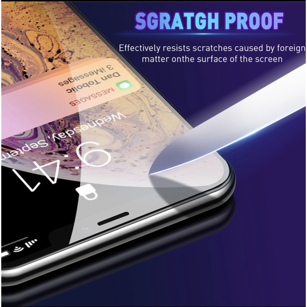 FULL LAYAR TEMPERED GLASS SAMSUNG A10 M10 A01 A40 A20 A8S A9 PRO M20 FULL COVER 20D