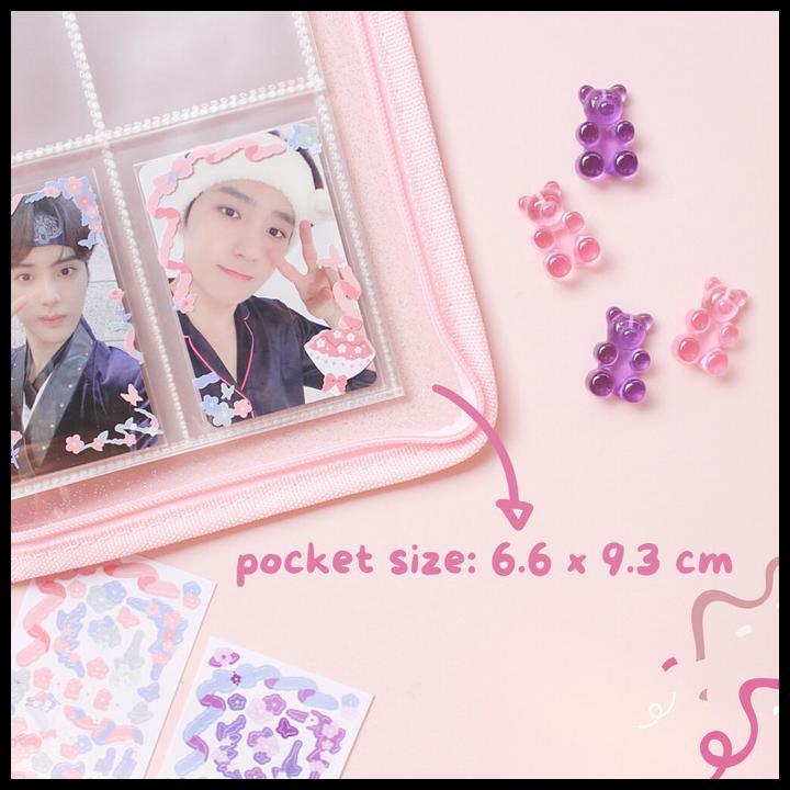 

TERBARU ZIPPER PHOTOCARD BINDER 6 RING A5 / BINDER ALBUM PHOTOCARD POLAROID TERBARU