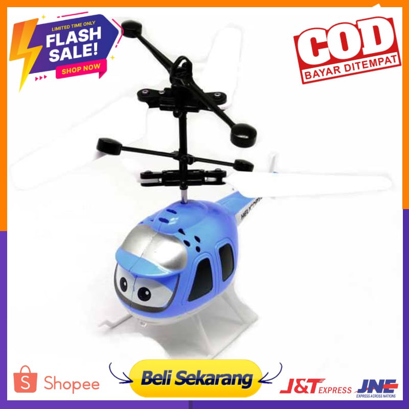 COD Mainan Anak Helikopter  dengan Kontrol Sensor