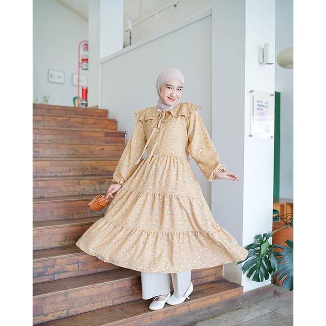 FLORA TUNIK - TUNIK WANITA - TUNIK MUSLIM - KOREAN STYLE