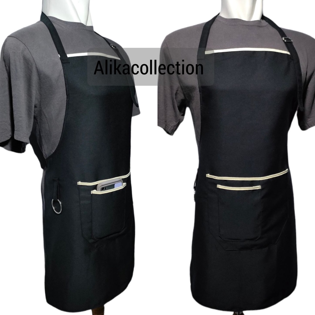 Celemek Barista Korean Style Pria Wanita apron Dapur Masak