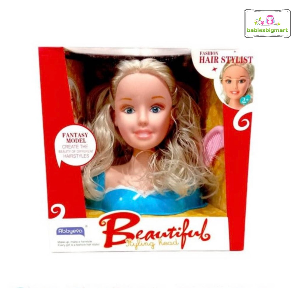 Mainan Anak Boneka Salon Hairstylist Fashion Hair Mainan Boneka Model Rambut Set YL229B