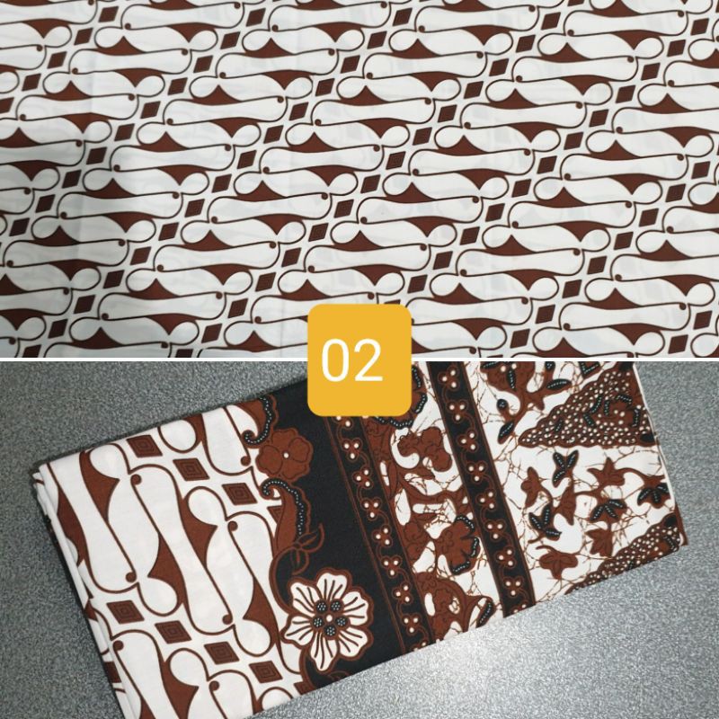 Kain Sarung H.SANTOSO A Batik Jogja Klasik - SARUNG JOGJAAN PUTIH-02