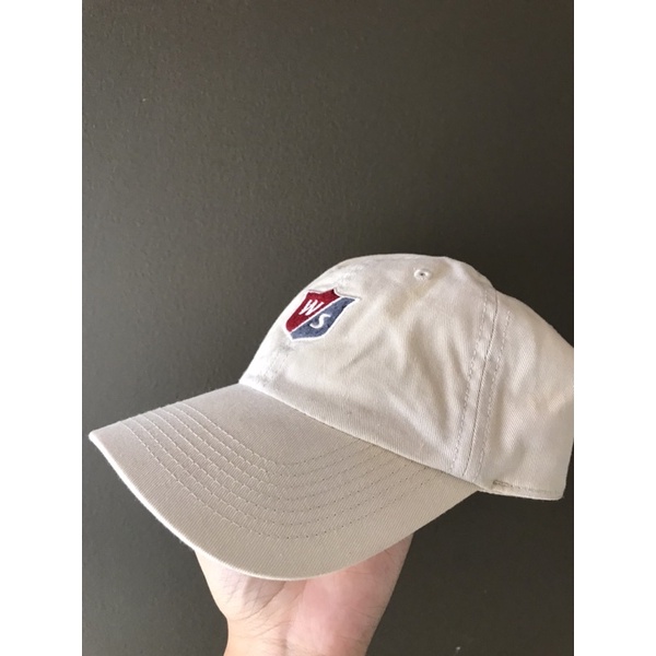 Topi Golf Wilson Staff Original Thrift Warna Cream Beige