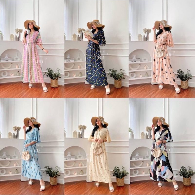 DASTER KIMONO / KAREEN DRESS RAYON PREMIUM BY HD.id