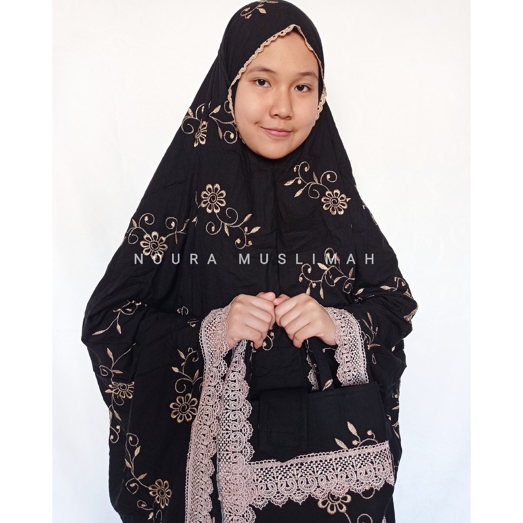 Mukena Dewasa Gracella Full Bordir Mewah Elegan