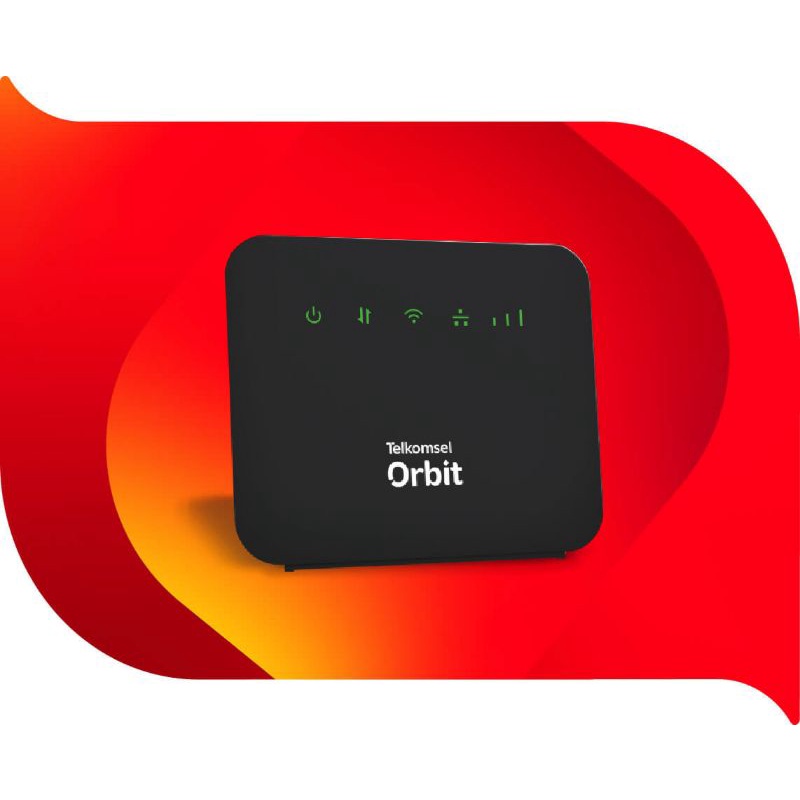 150 GB Modem Orbit Star Lite Black Hitam Bundling 150 GB 6 bulan