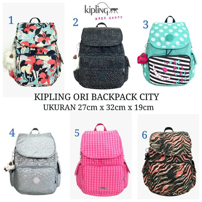 TAS RANSEL KIPLING CITY GRADE ORI