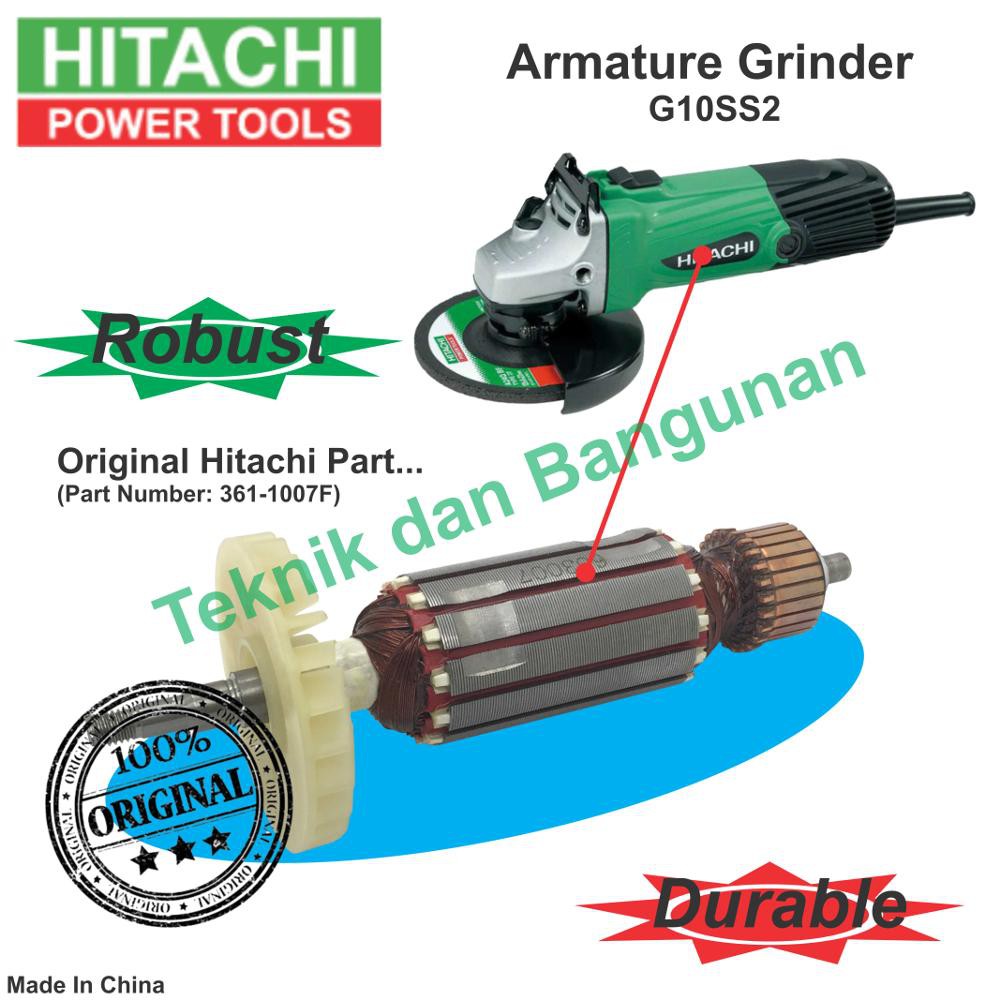 Armature/Angker Gerinda G10SS2 Original Hitachi (361-1007F)