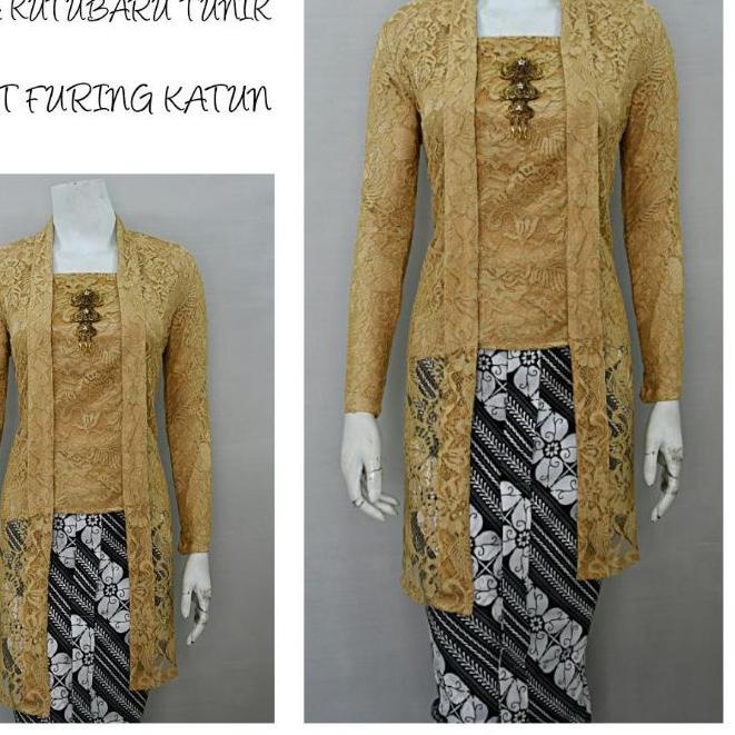 ✮ Indah ABAYA KEBAYA BRUKAT KUTUBARU TUNIK MODERN LENGAN PANJANG Furing Katun KEBAYA WISUDA KEBAYA K