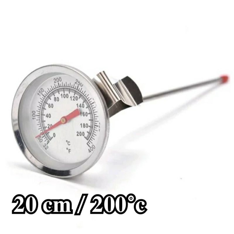 Thermometer Masak Minyak Goreng Analog Stainless Deep Frying