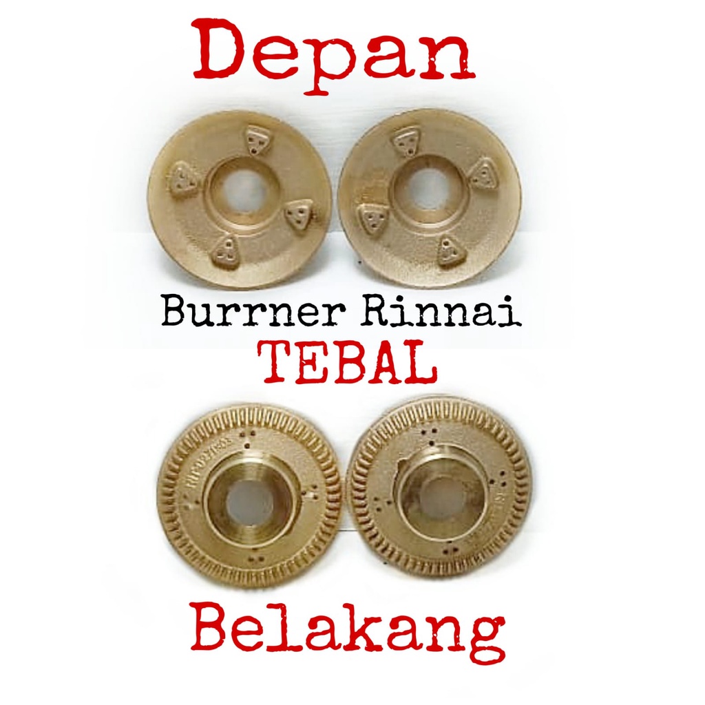 1 PCS BURNER KOMPOR RINAI KUNINGAN TEBAL / Burner Api / Kuningan Kompor Rinai / Burner Kompor Gas Ri