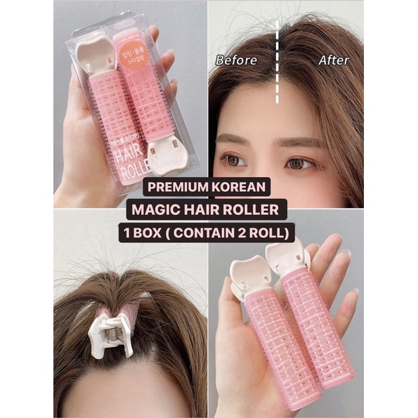 KOREAN HAIR VOLUME ROLLERS / ROLL RAMBUT VOLUME / ROLL PONI JEPIT/JEPIT ROLL PONI RAMBUT / HAIR ROOT FLUFFY CLIP/JEDAI CEPOL BADAI