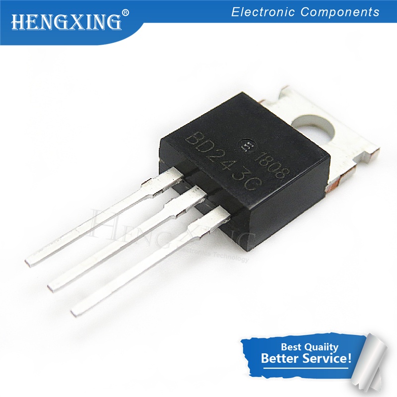 100pcs Ic BD243C BD243 TO-220 100V 6A