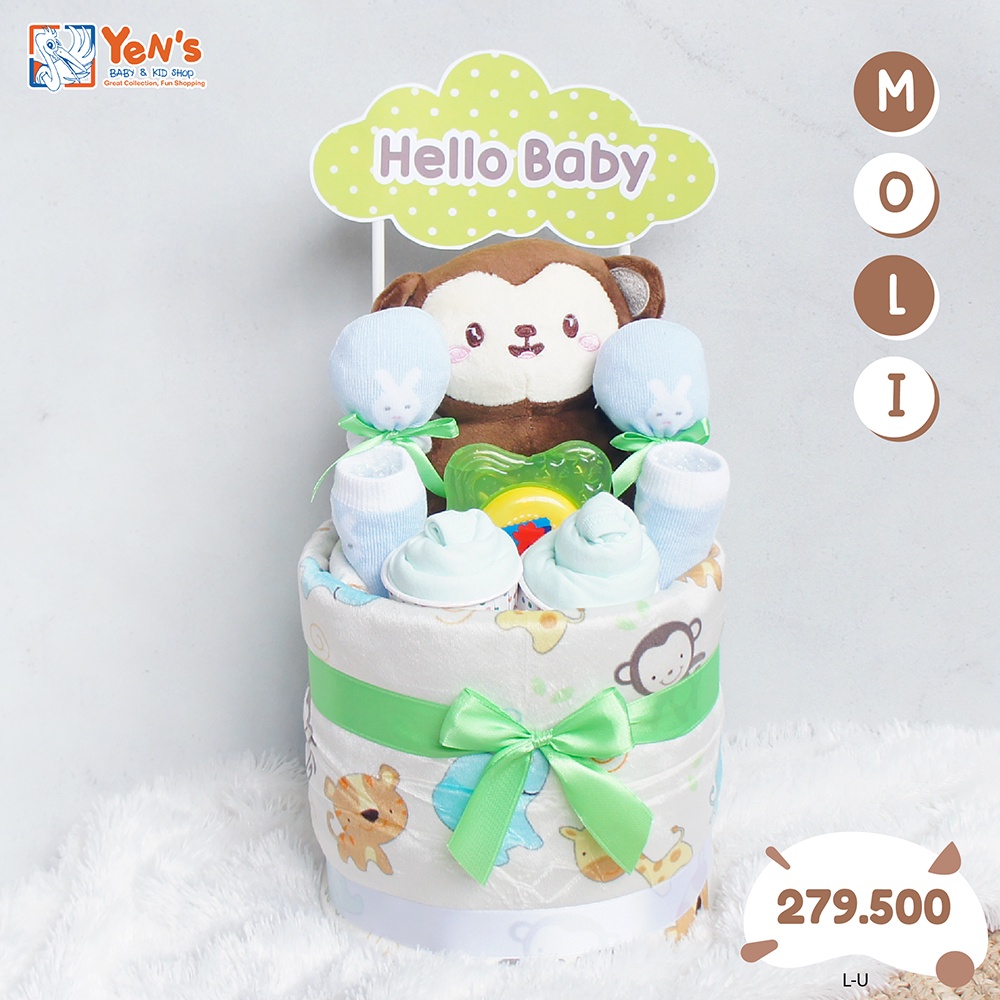 Diapers Cake Medium - Bona / Theo / Moli Series