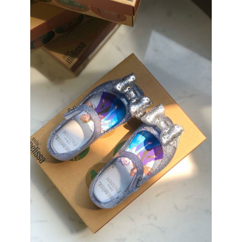 Sepatu frozen melissa mini murah