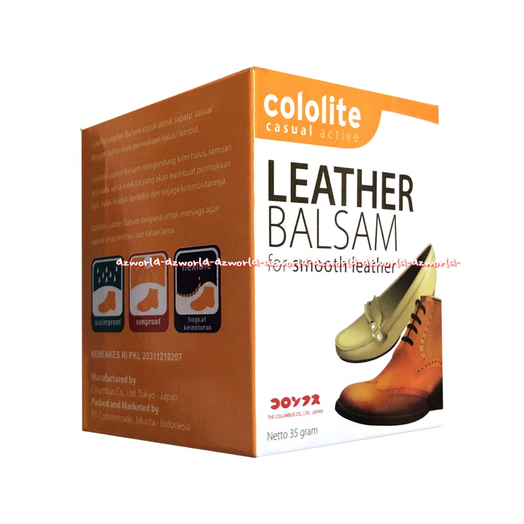 Cololite Leather Balsam for Smooth Leather 35gr Semir Sepatu Kulit Semir Untuk Bahan Kulit Leathers Cololait Colo Lite Kololite Balsem