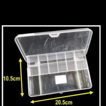 TACKLE BOX HS021 (Color BLUE / WHITE CLEAR / YELLOW)