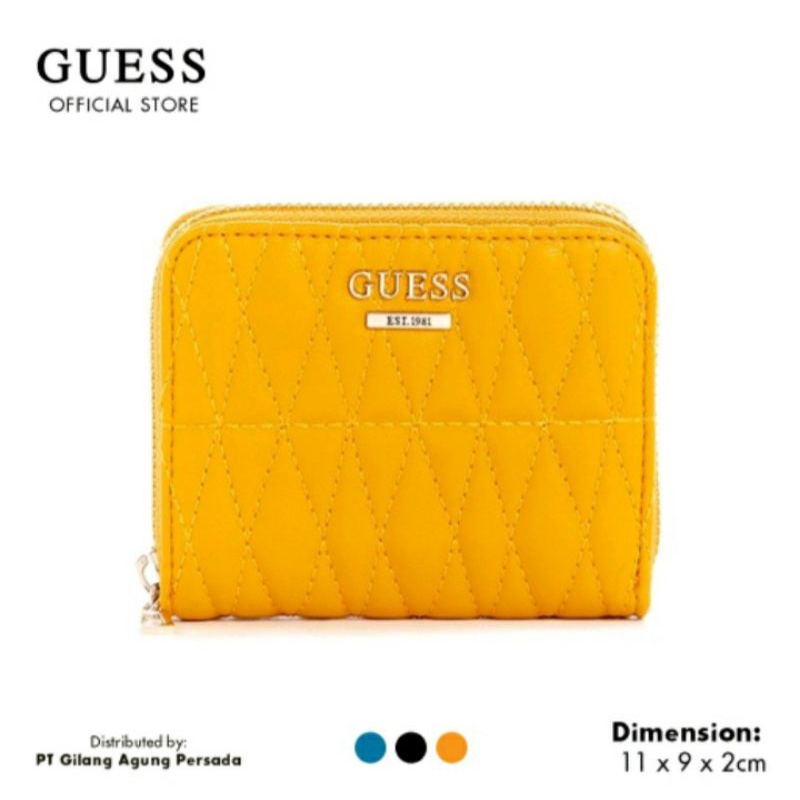 DOMPET GUESS NOELLE SLG SMALL ZIP AROUND 100% ORIGINAL COUNTER